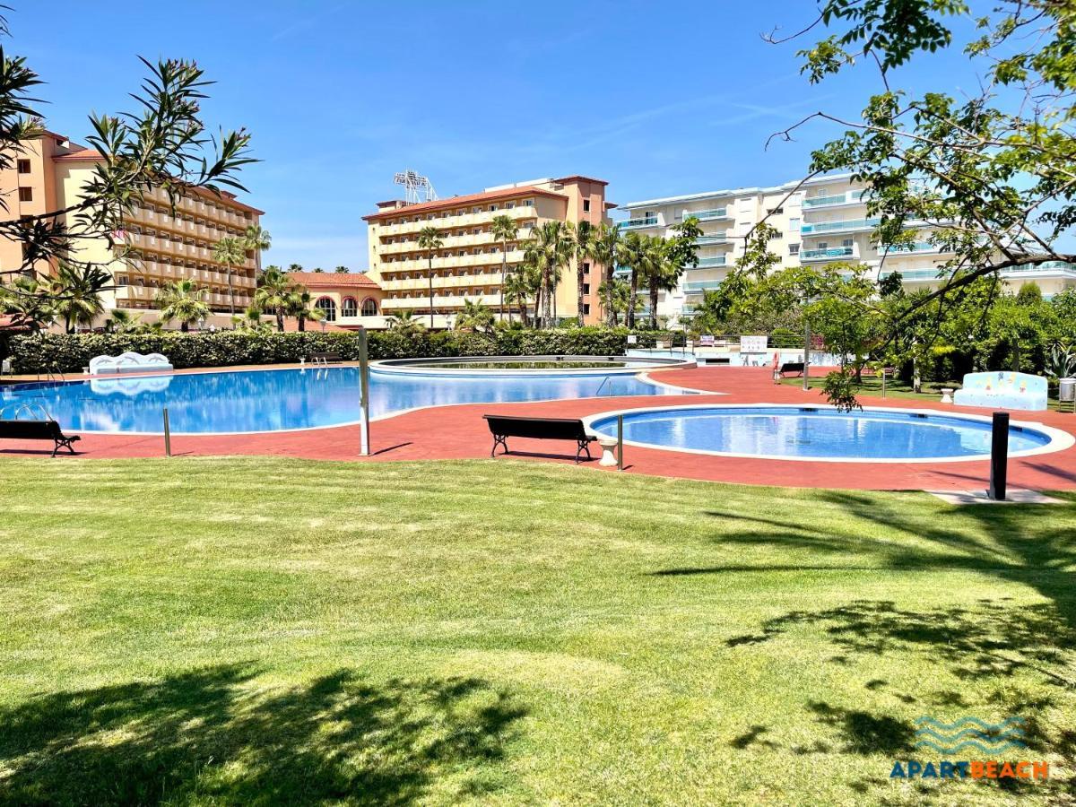 Apartbeach Los Juncos Residencial Piscinas Y Petanca La Pineda Dış mekan fotoğraf