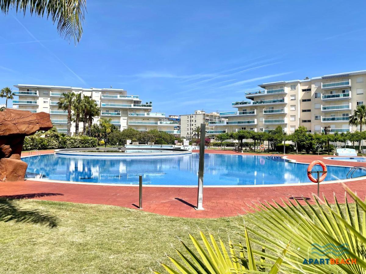 Apartbeach Los Juncos Residencial Piscinas Y Petanca La Pineda Dış mekan fotoğraf