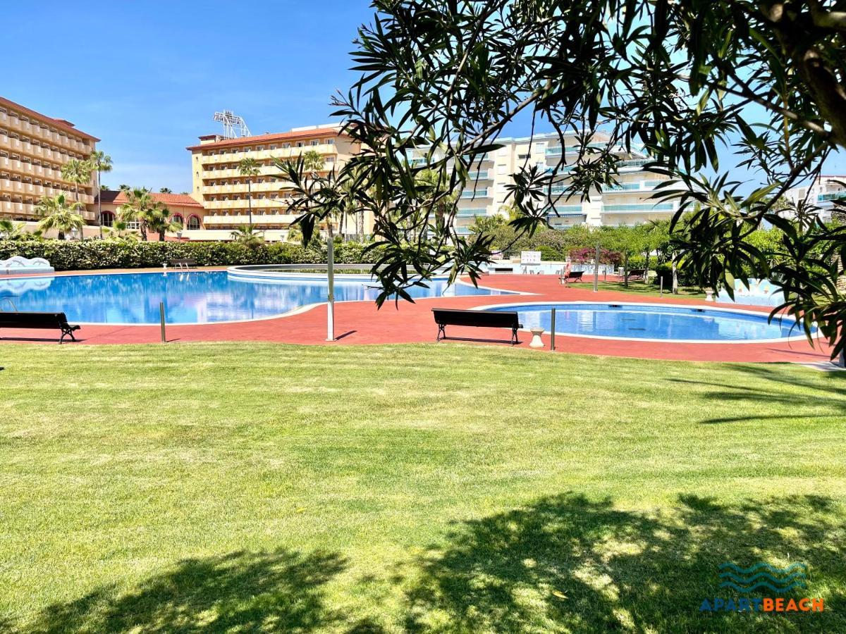 Apartbeach Los Juncos Residencial Piscinas Y Petanca La Pineda Dış mekan fotoğraf