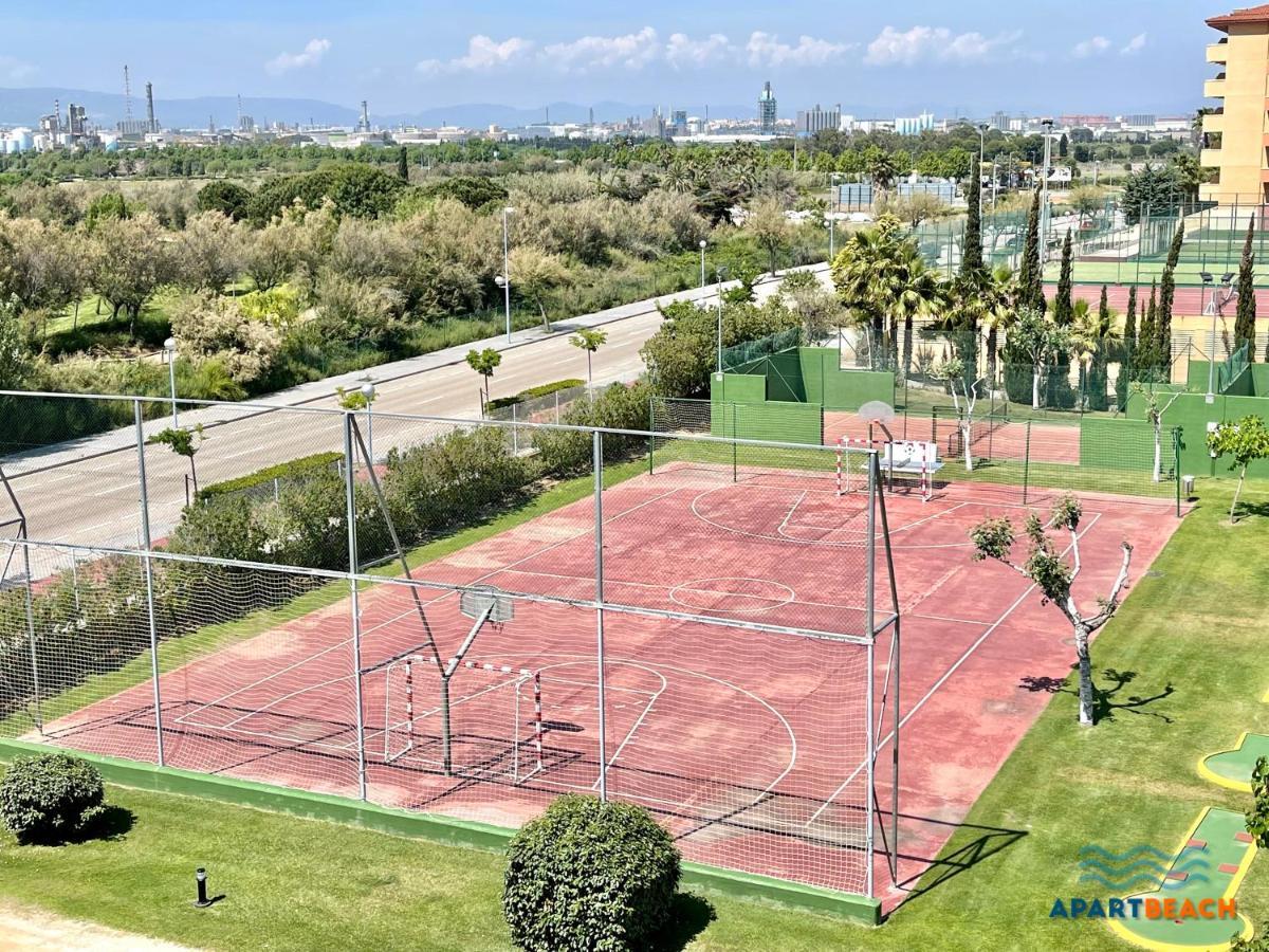 Apartbeach Los Juncos Residencial Piscinas Y Petanca La Pineda Dış mekan fotoğraf